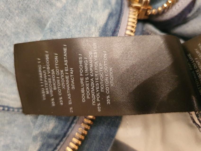 Balmain Blue V-Neck Denim Jumpsuit