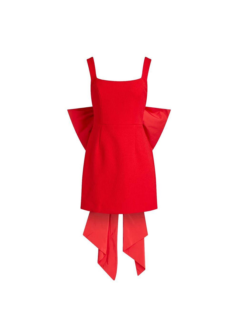 Calla Bow-Embellished Dress