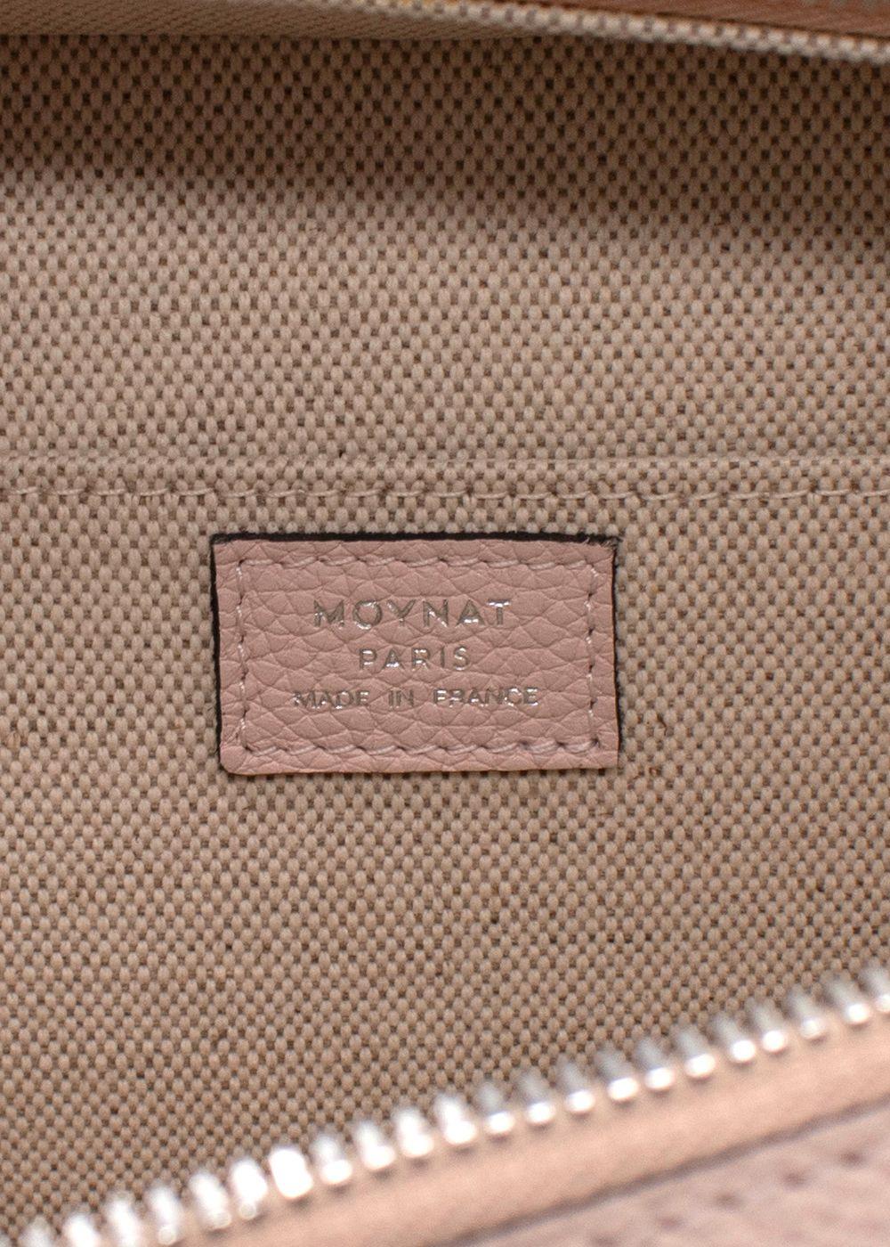 Moynat Camera Very Pale Pink Leather Crossbody Bag