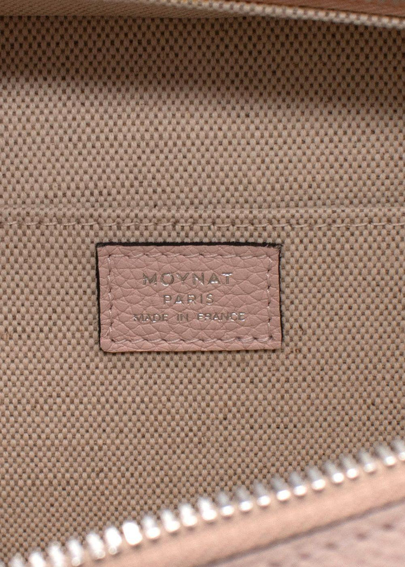 Moynat Camera Very Pale Pink Leather Crossbody Bag