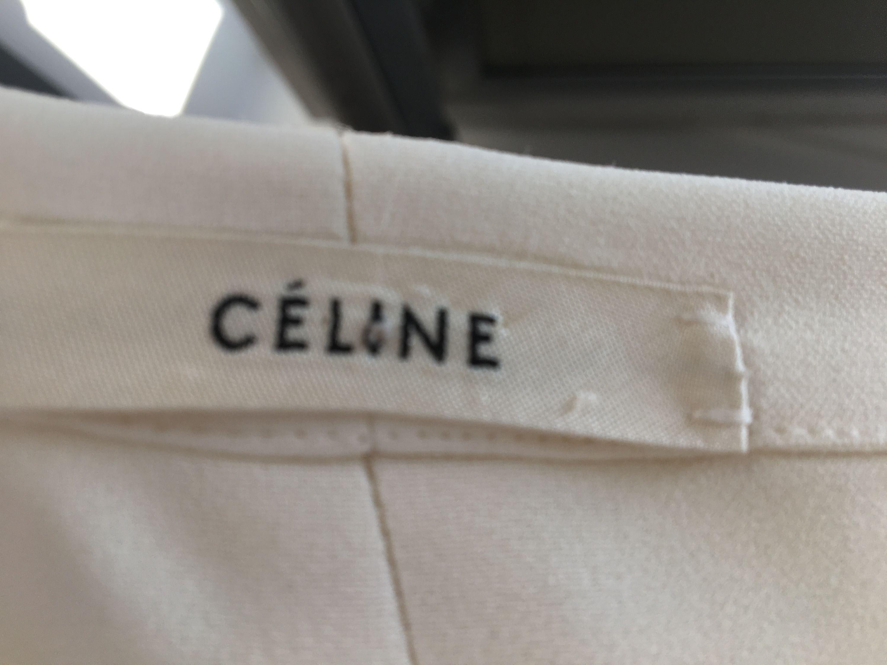 Cream crepe shift dress