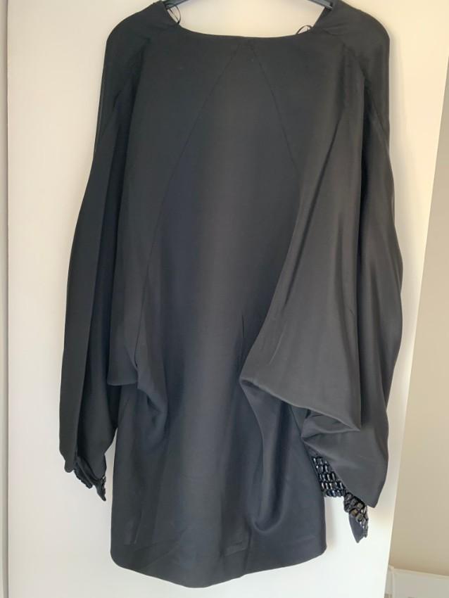Tara Jarmon  Draped Embellished Shift Dress
