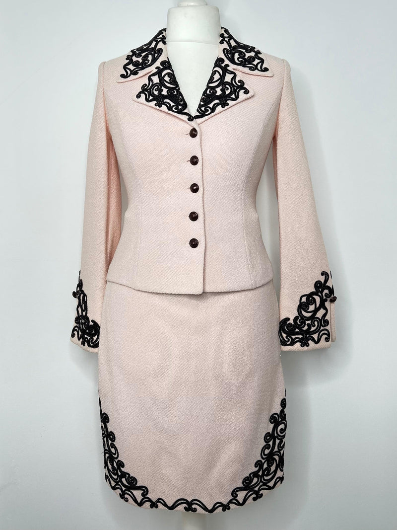 Rose Pink Skirt Suit