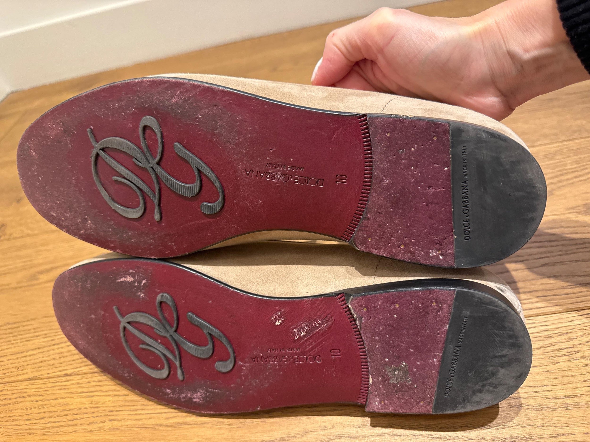 Dolce & Gabbana Suede Milano Slippers