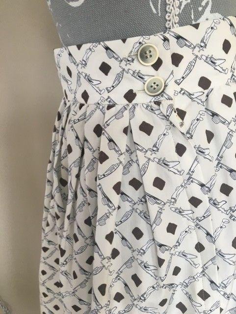 Dolce & Gabbana Diamond Plane Print Skirt