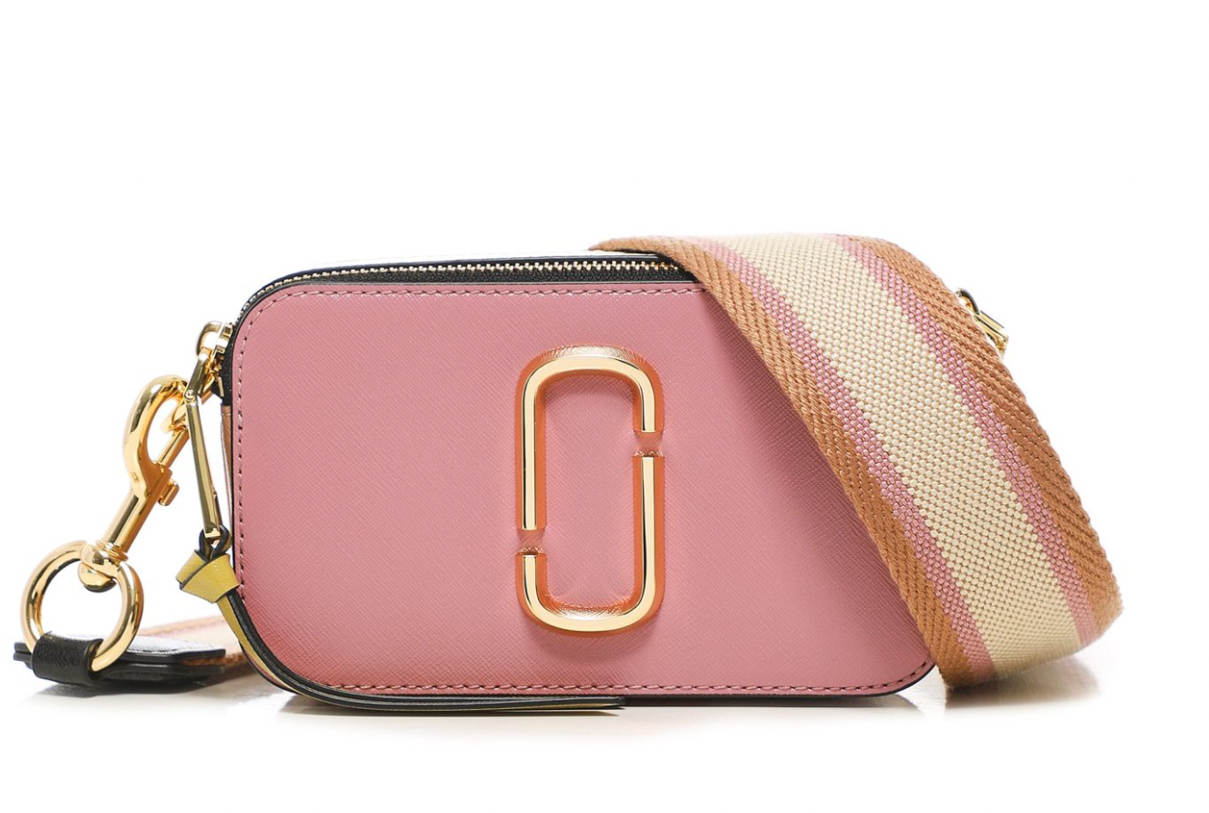 Pink Colourblock Snapshot Camera Bag