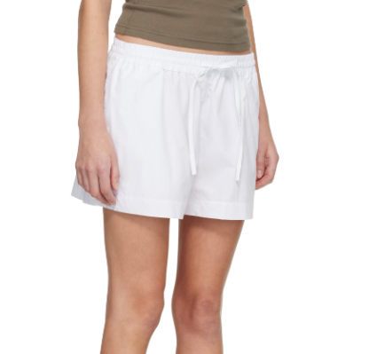 Matteau White Relaxed Shorts