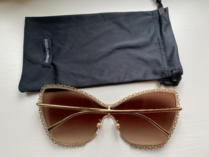 Dolce & Gabbana Filigree Baroque Oversize Sunglasses