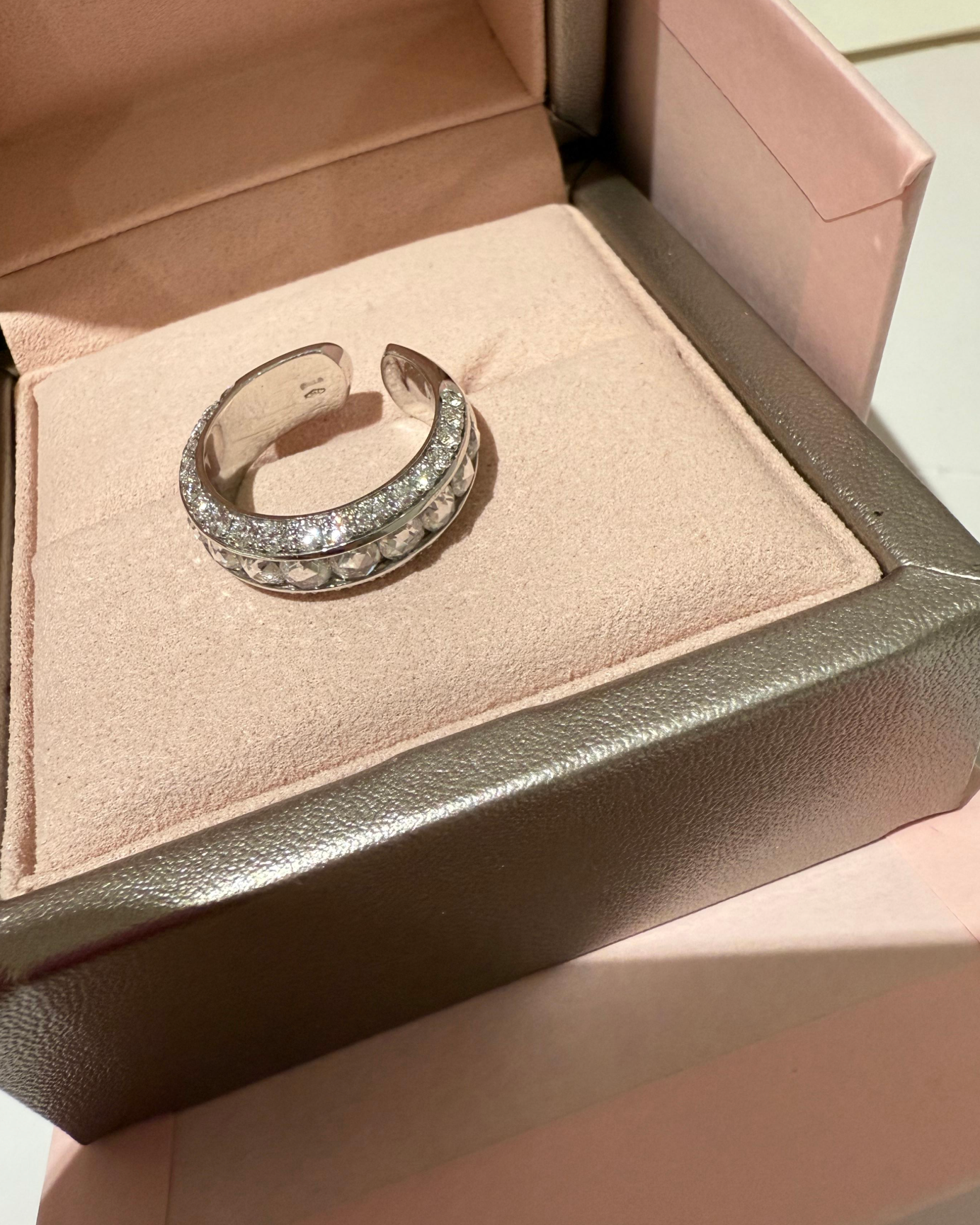 David Morris Pearl Rose Collection Diamond Ring