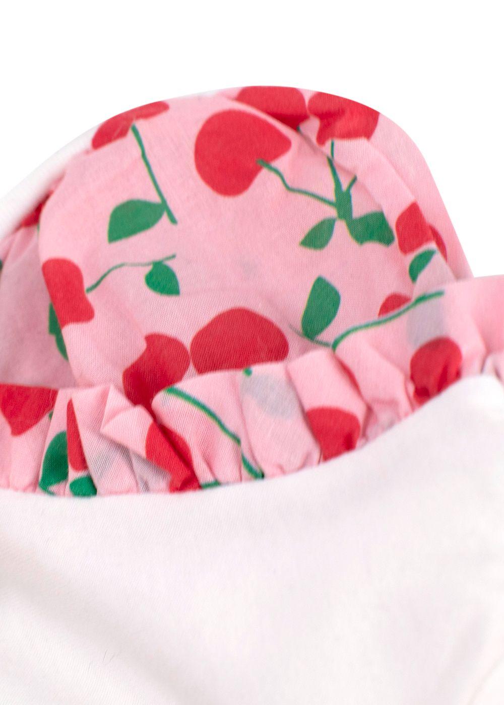 Fendi White and Pink Cherry Print Dress (12 Months)