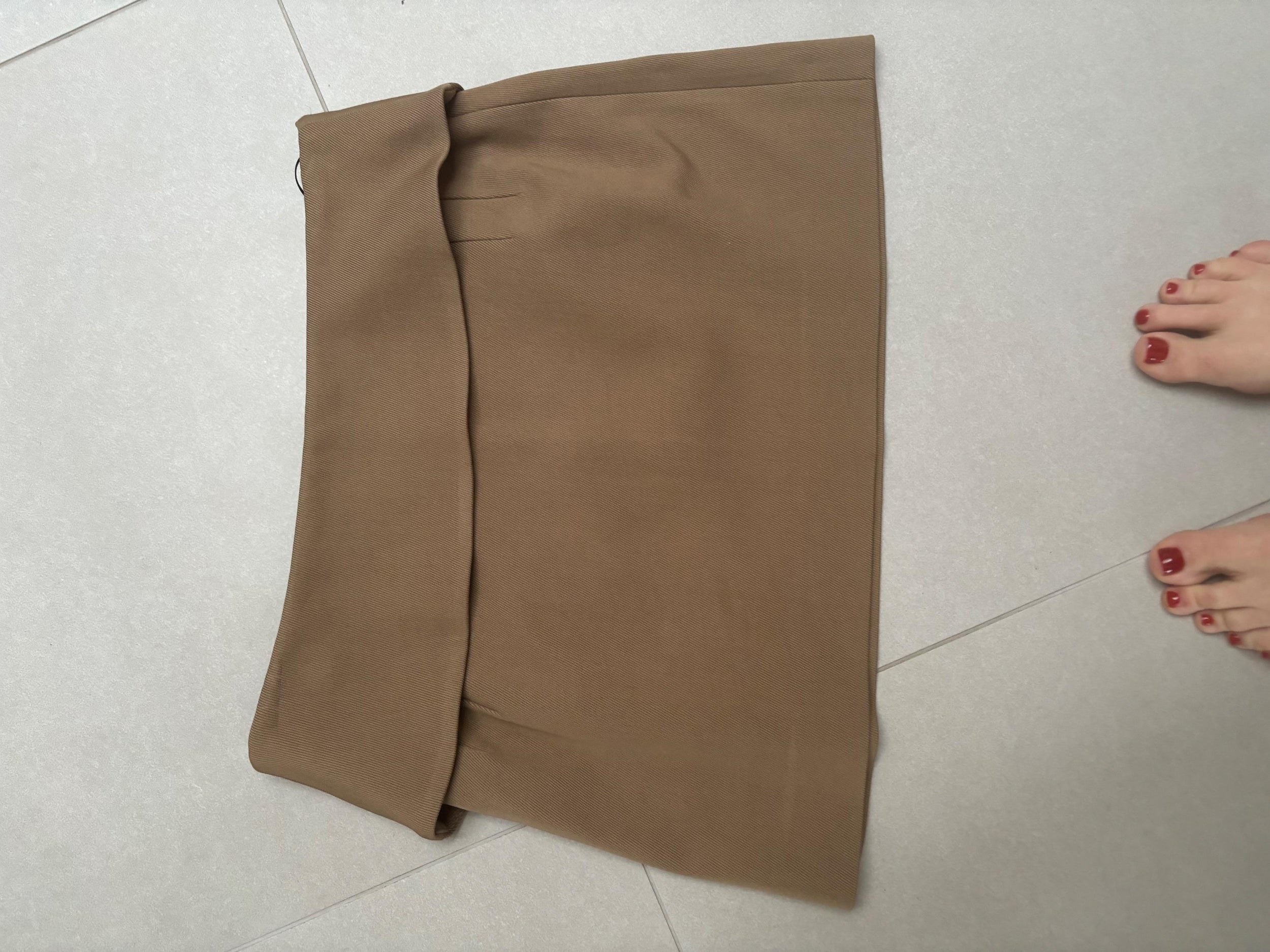 JW Anderson Brown Mini Skirt
