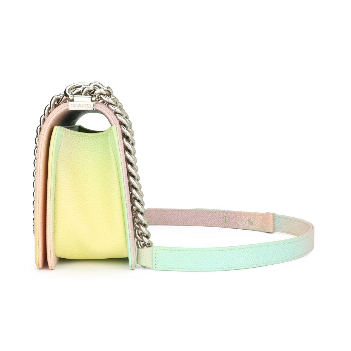 Chanel Rainbow Caviar Boy Bag