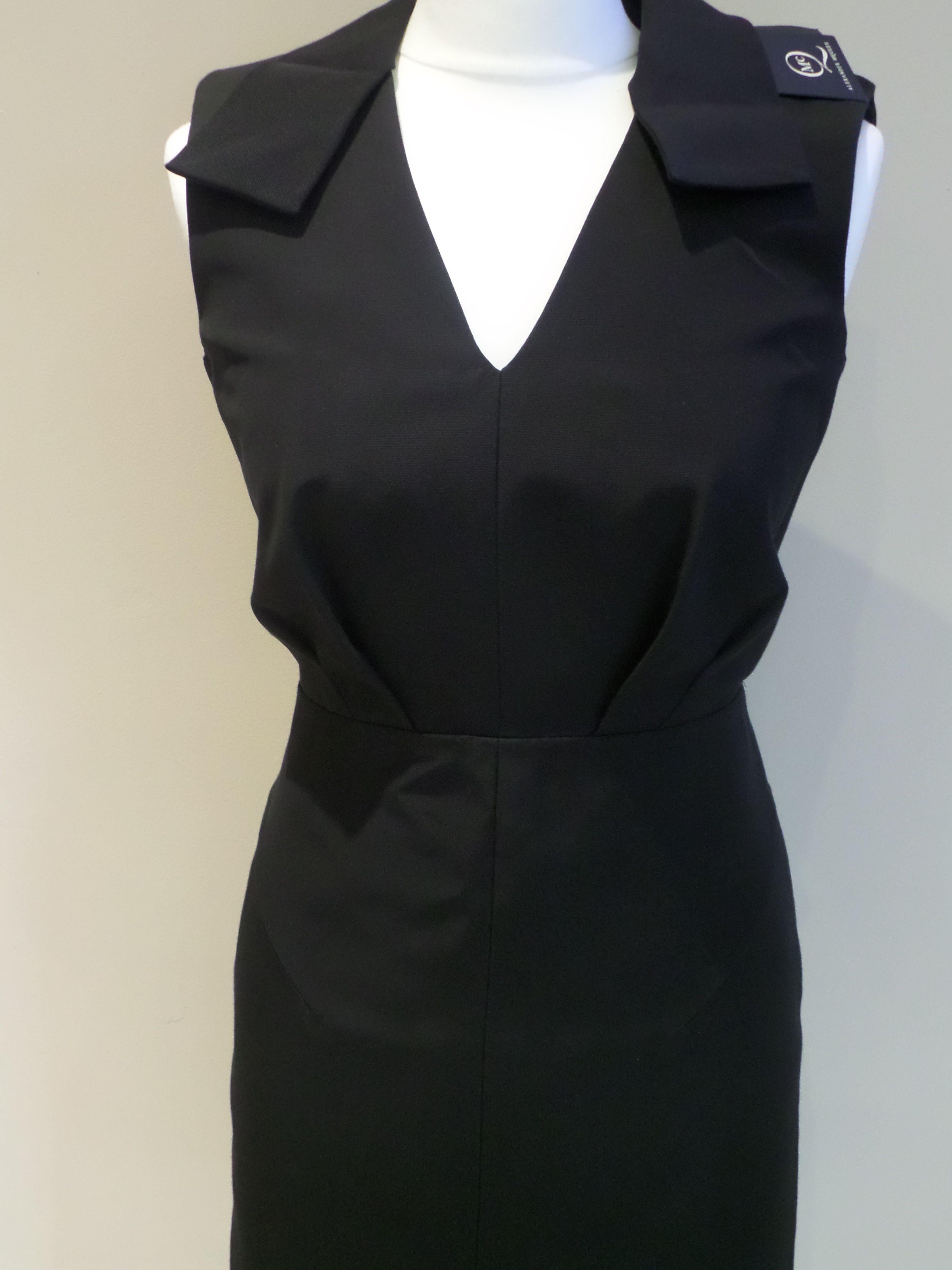 McQ Black Sleeveless Dress