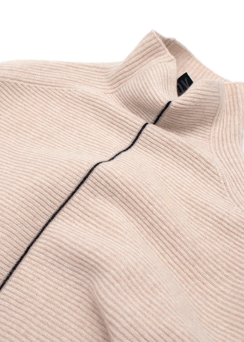 Petar Petrov Beige Cashmere Turtleneck Jumper