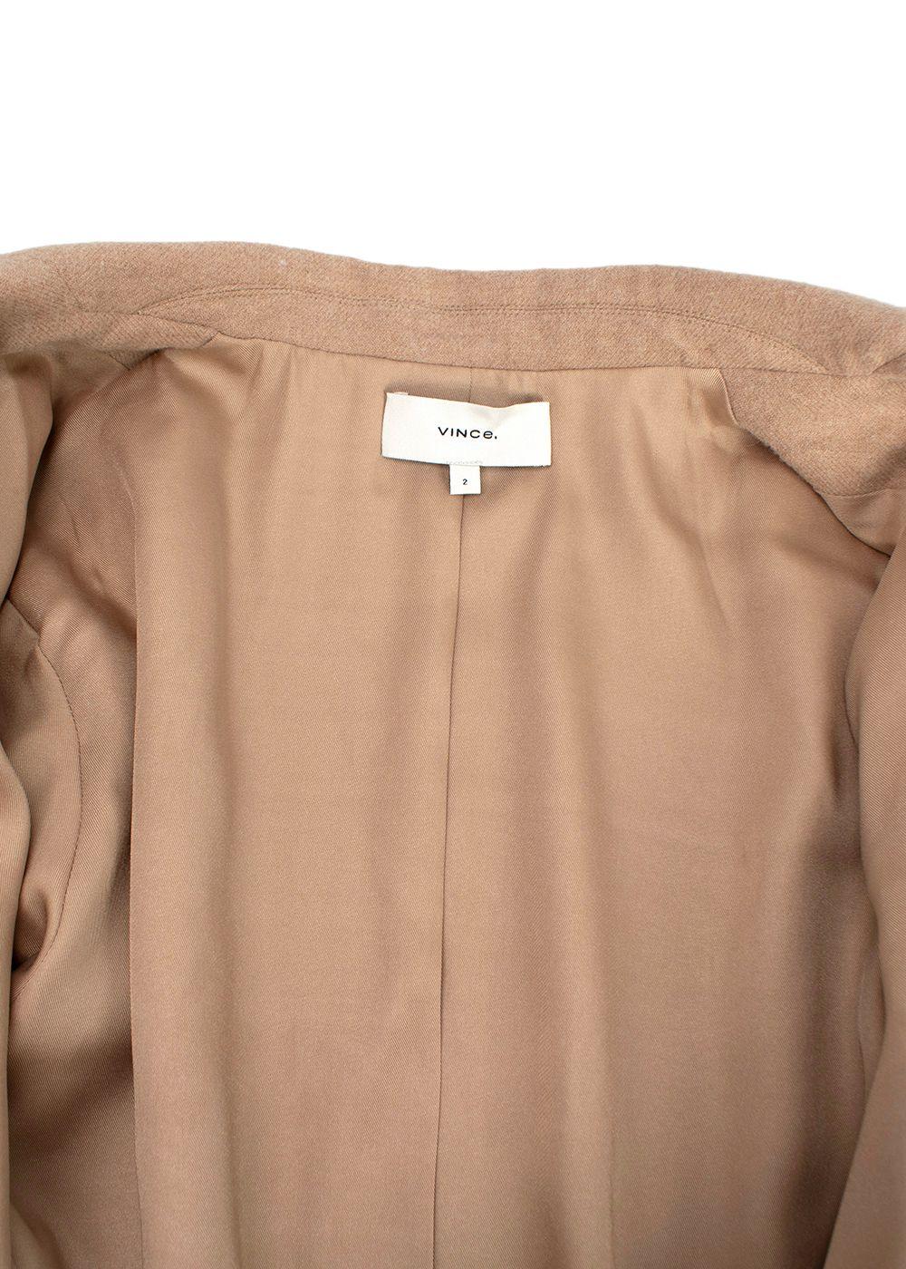 Vince Sand Single Breasted  Brushed Jersey Blazer