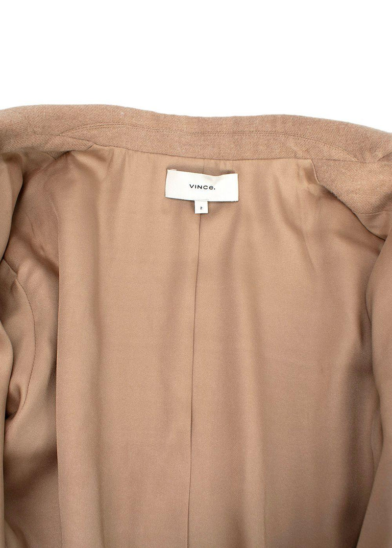 Vince Sand Single Breasted  Brushed Jersey Blazer