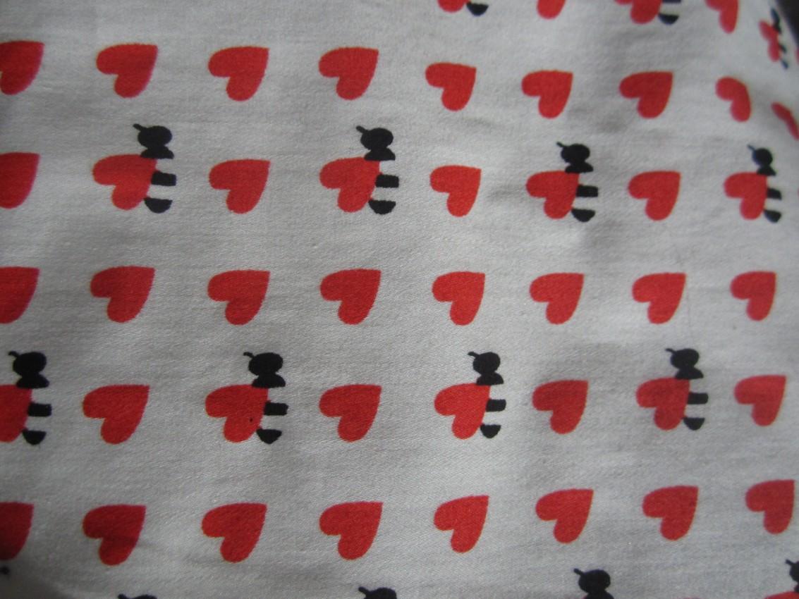 ORLA KIELY Poppy/Busy Bee Cropped Cotton Trousers