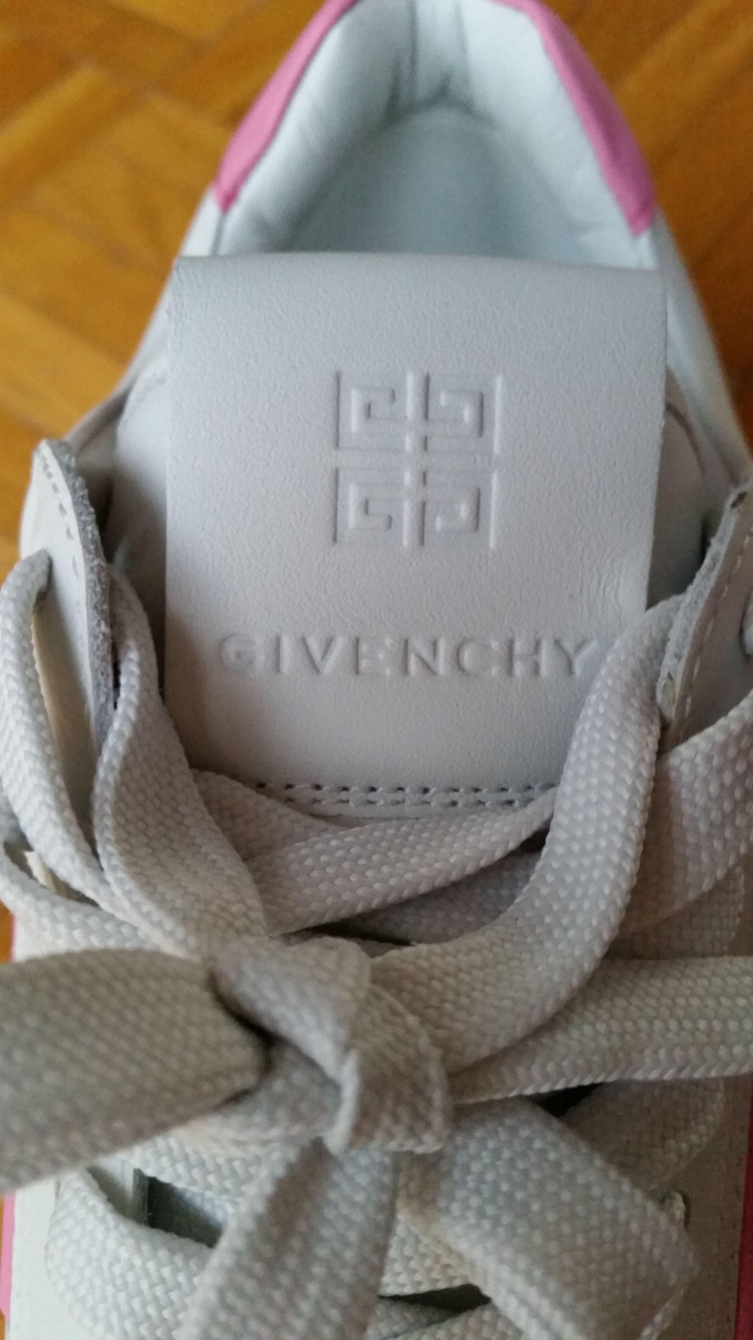 Givenchy White 4G Leather Sneakers