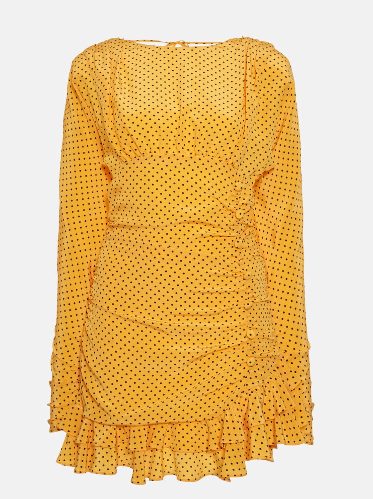 Alessandra Rich  Polka-dot Ruffled Minidress