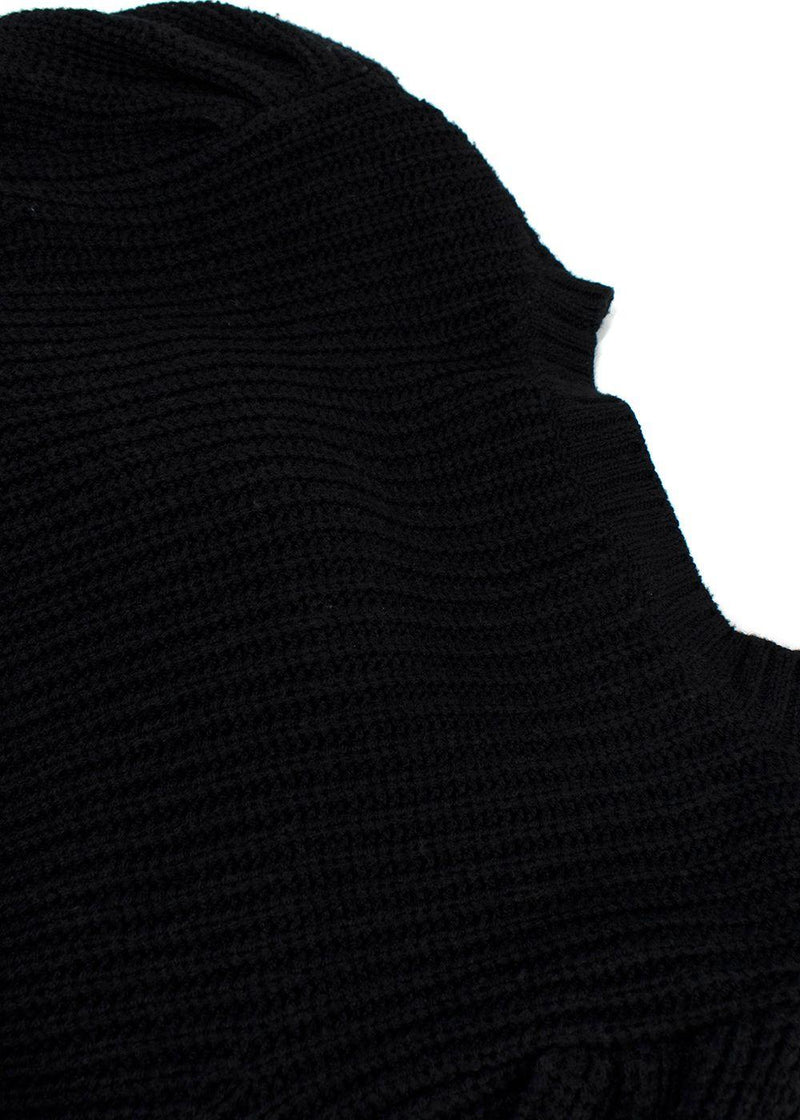 Frame Black Rib Knit Jumper