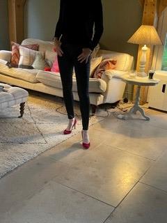 J Brand Maria Black Coated Skinny Jeans