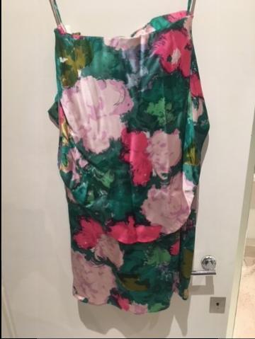 Balenciaga printed silk dress