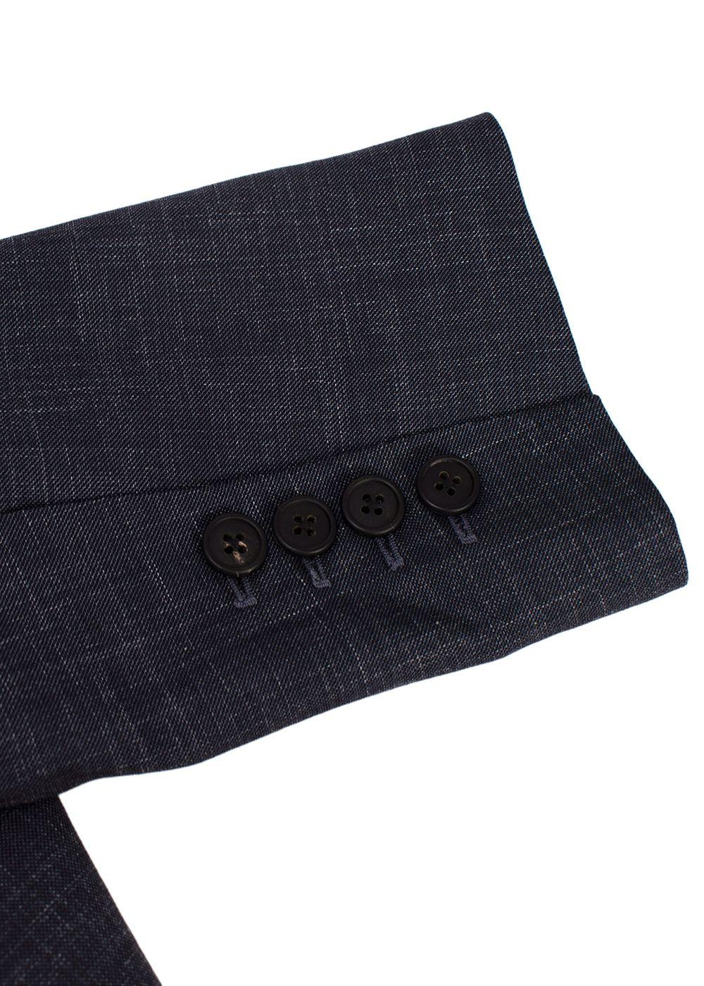 The Row Navy Wool and Silk Blend Longline Blazer