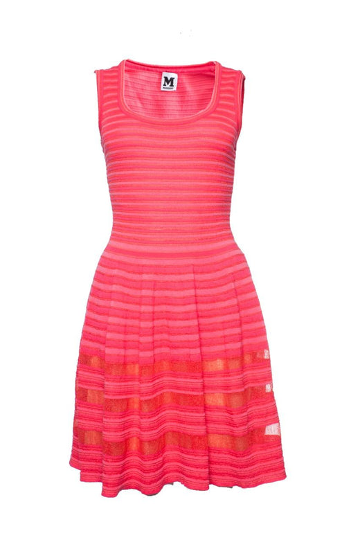 Missoni pink striped lurex dress