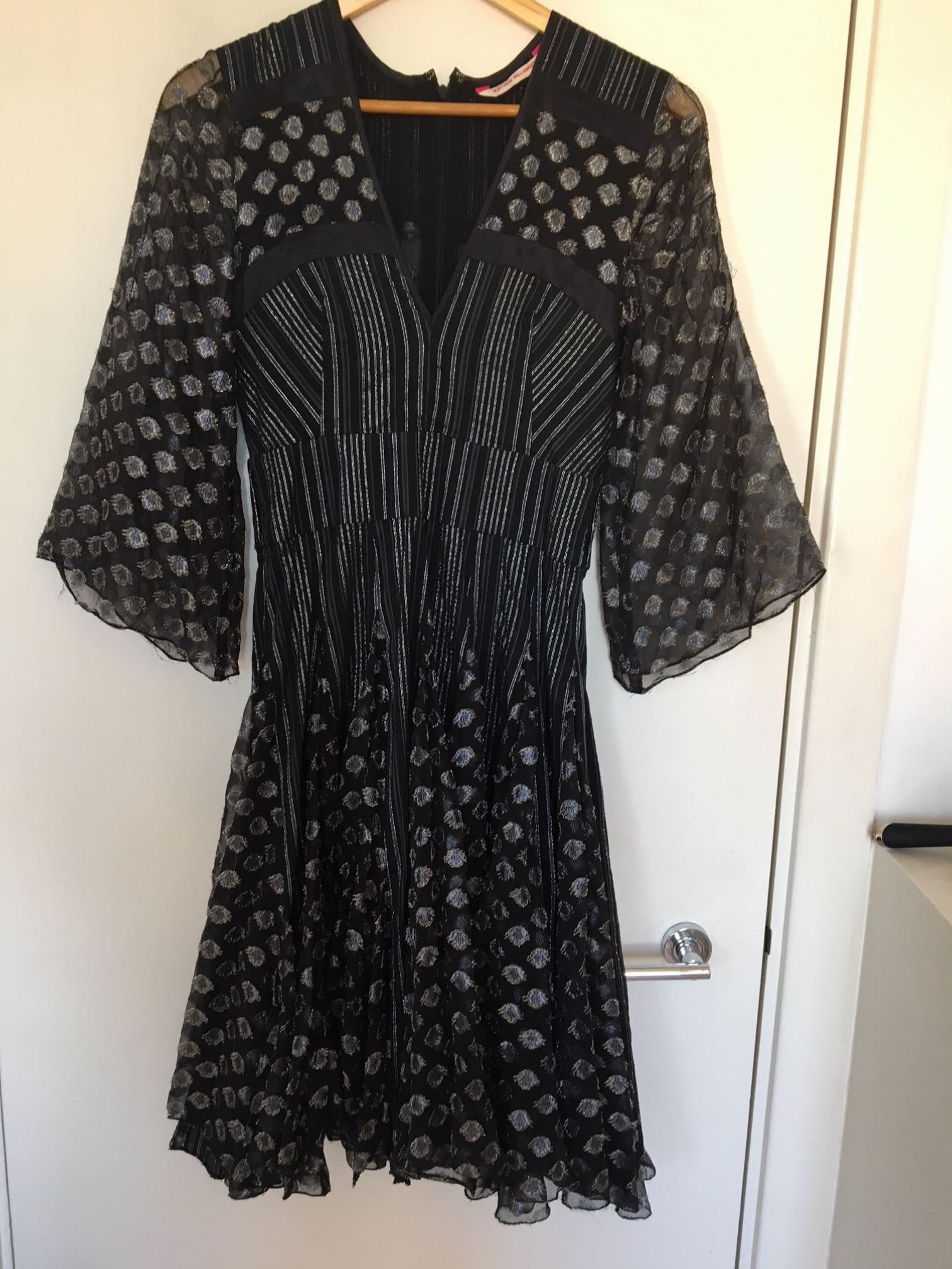 Matthew Williamson Lurex Belted Dress