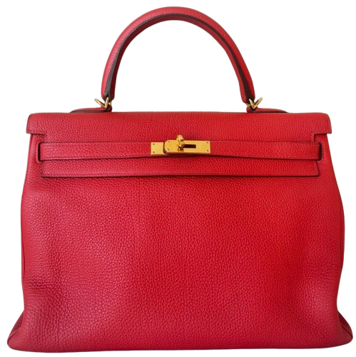 Hermès Geranium Togo Leather Kelly 35cm