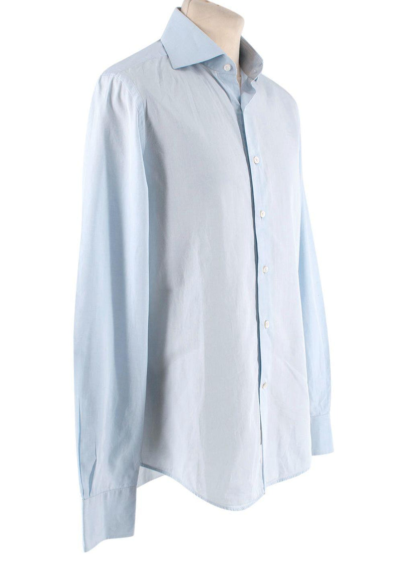 Pale Blue Cotton Shirt