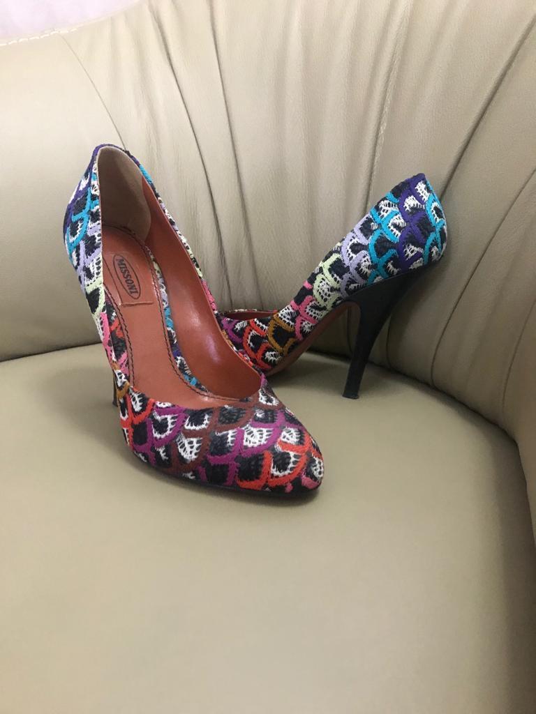Missoni Knit Round Toe Pumps
