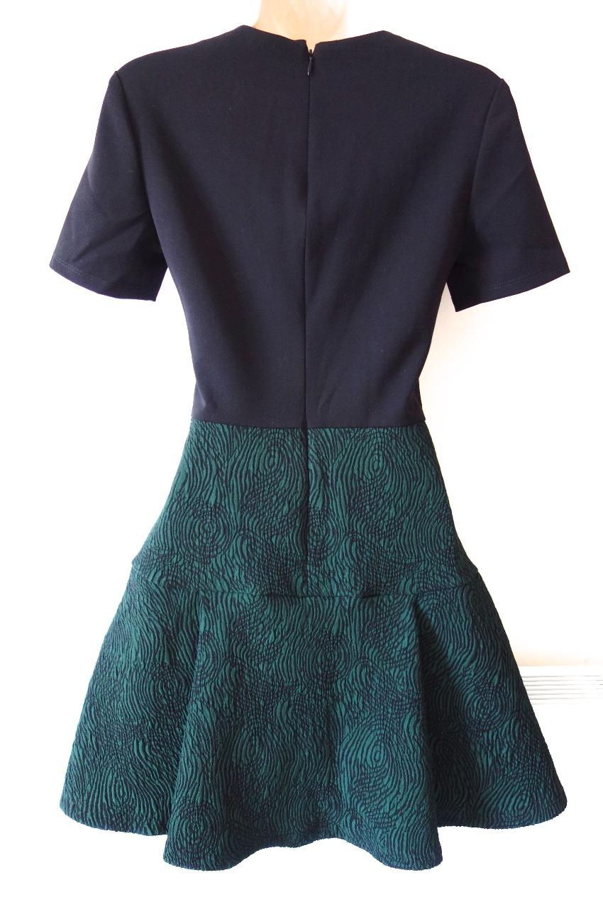 Opening Ceremony Swirl Jacquard Cascade Dress