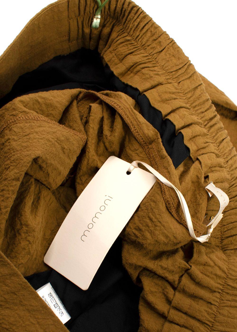 Momoni Mustard Linen Idaho Pants