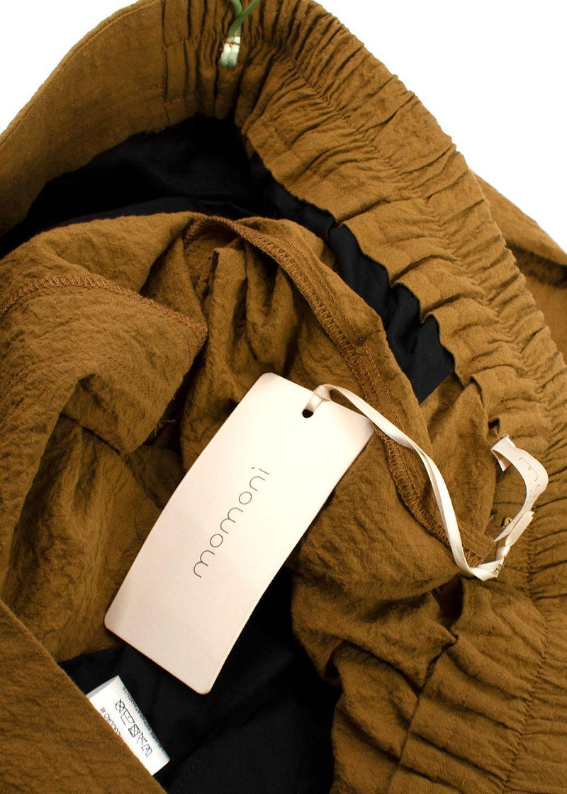 Momoni Mustard Linen Idaho Pants