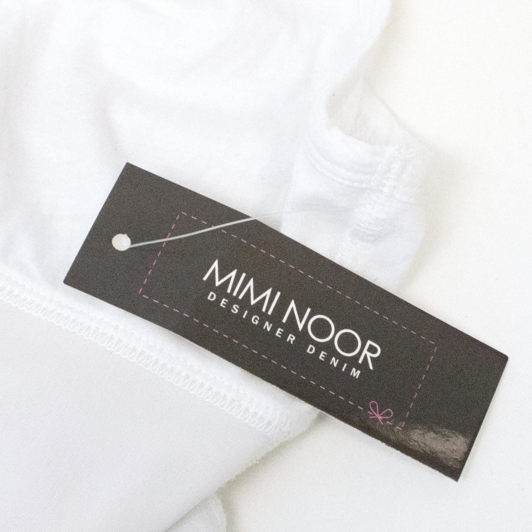 Heather Thompson Yummie Tummie White Strap Top