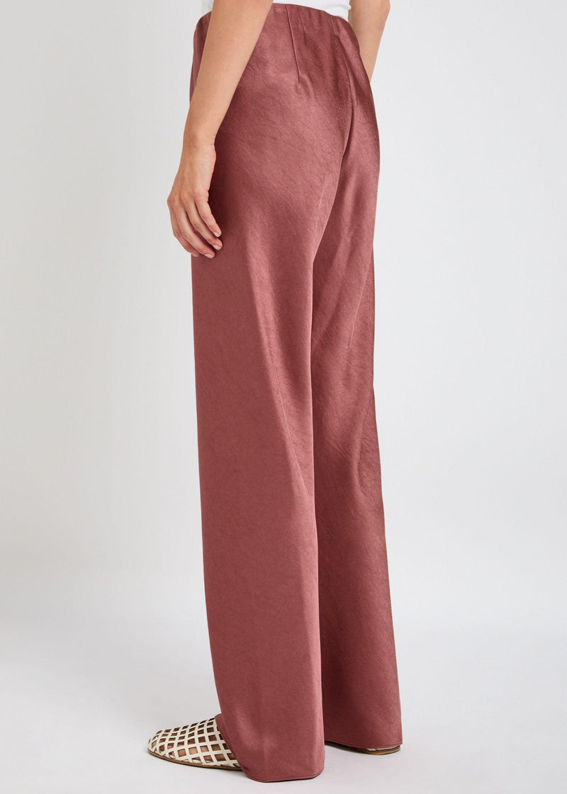 Vince Wide-leg Satin Trousers