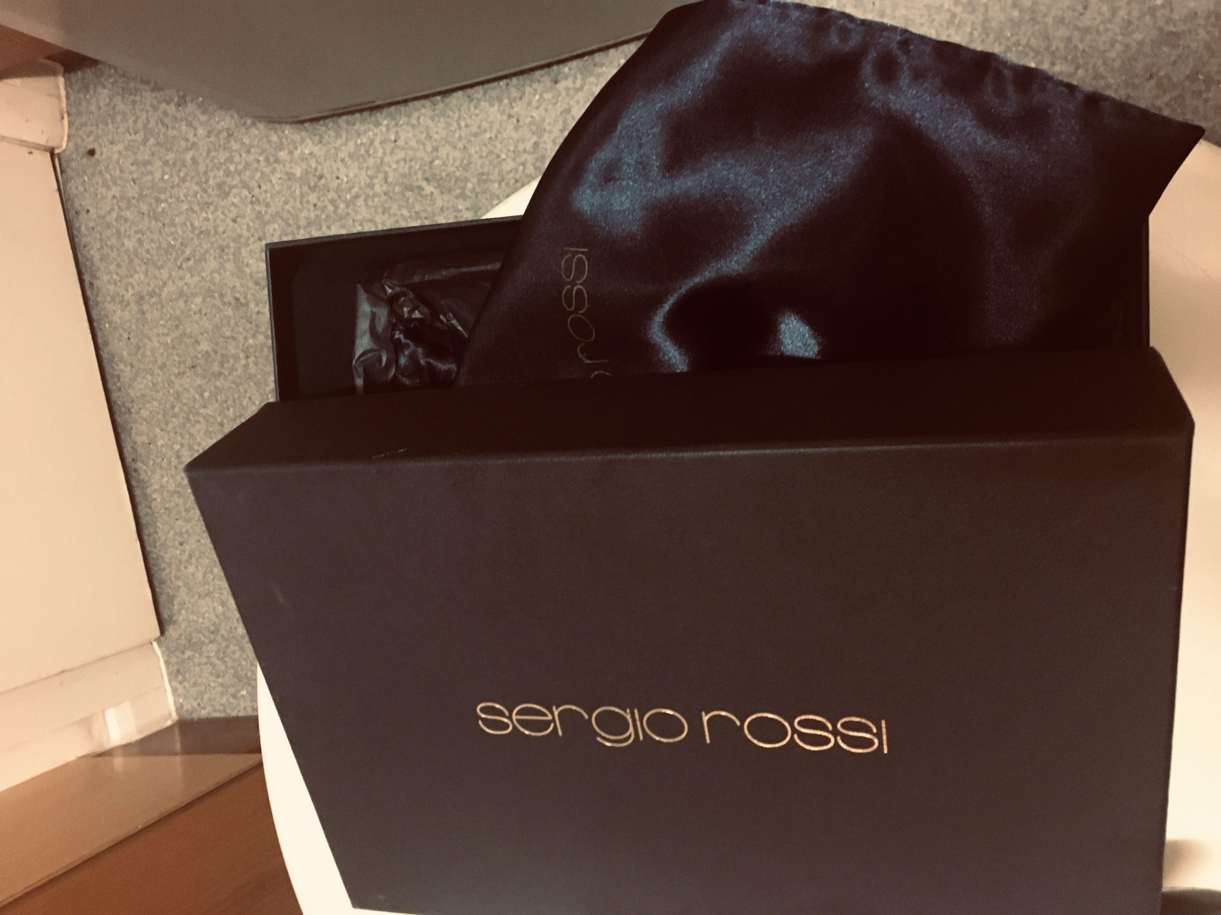 Sergio Rossi Metallic Two Tone Pumps