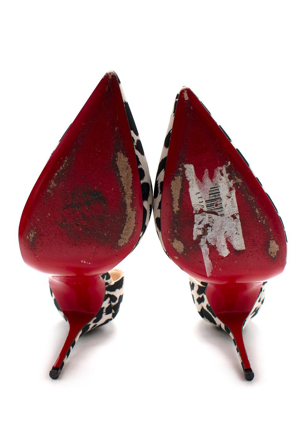 Christian Louboutin Leopard-Print Stiletto Heels