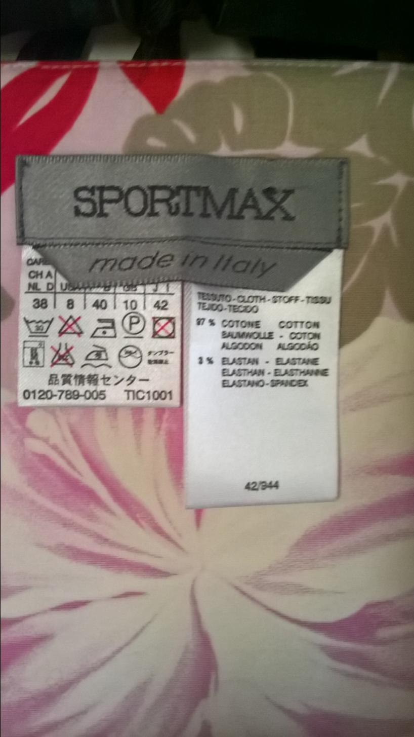 Sportmax floral printed dress