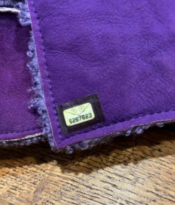Chanel Purple Sheepskin Shoulder Bag
