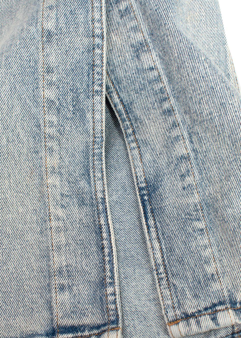 Isabel Marrant Etoile Vandy Washed Denim Midi Skirt