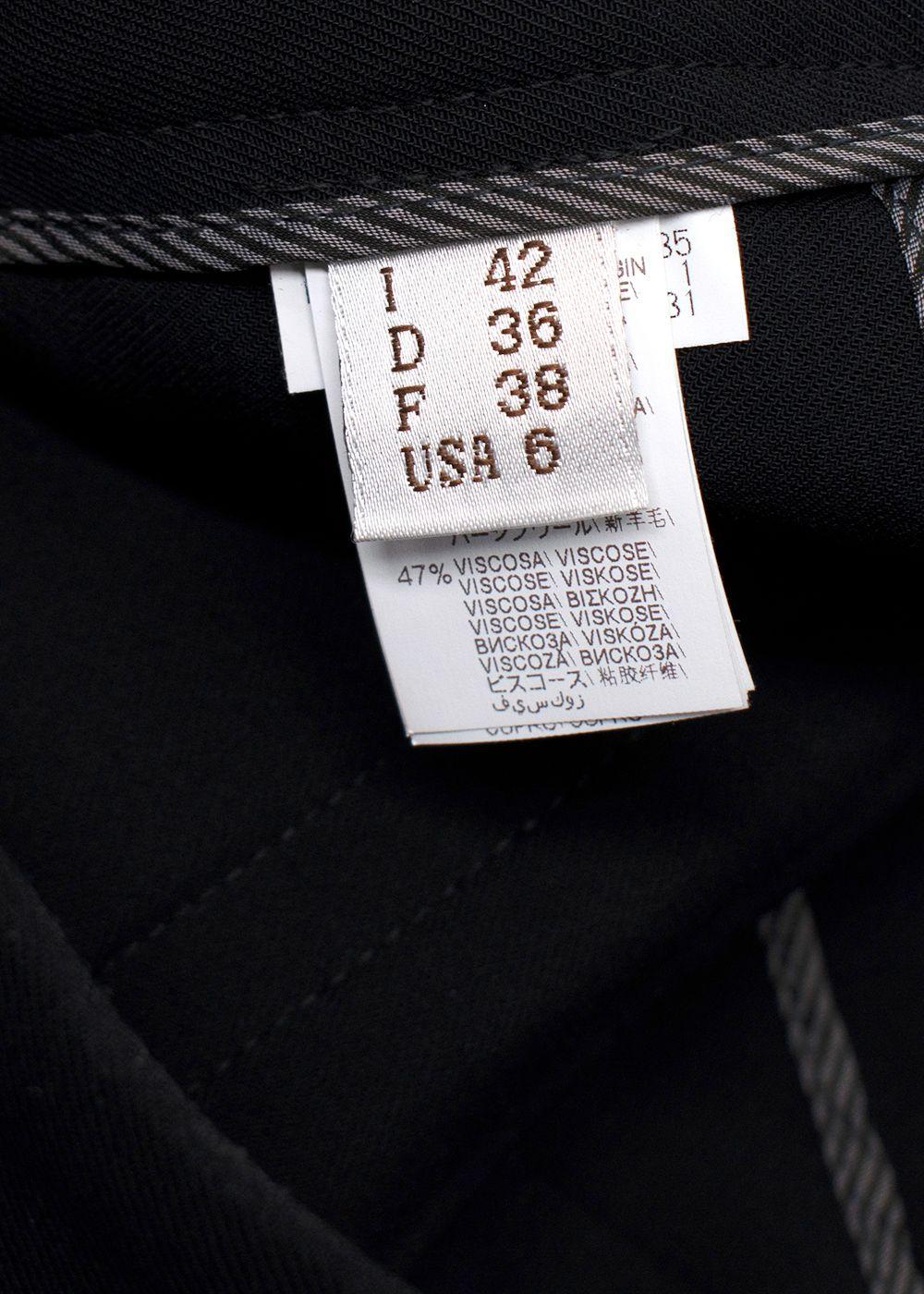 Brunello Cucinelli Tailored Black Trousers