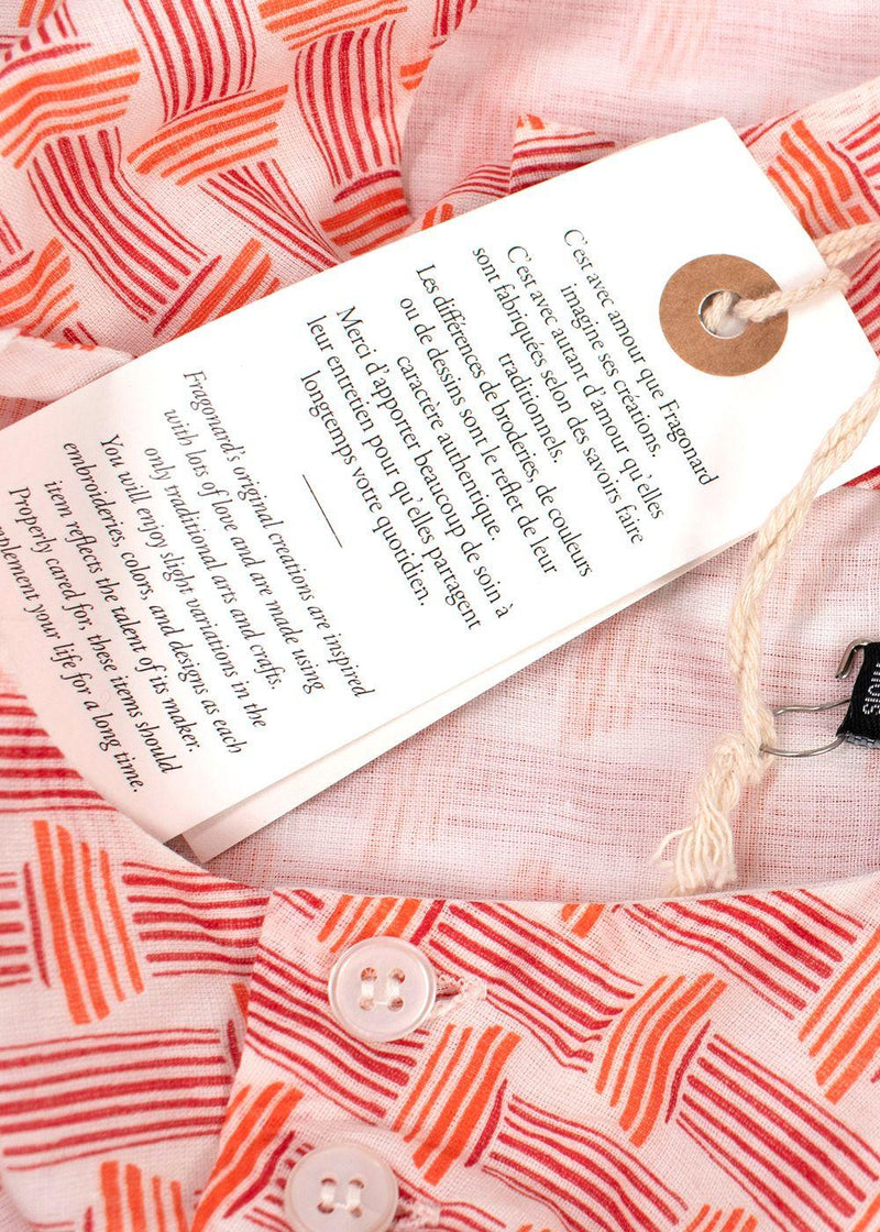 Fragonard Orange 6-12m Romper