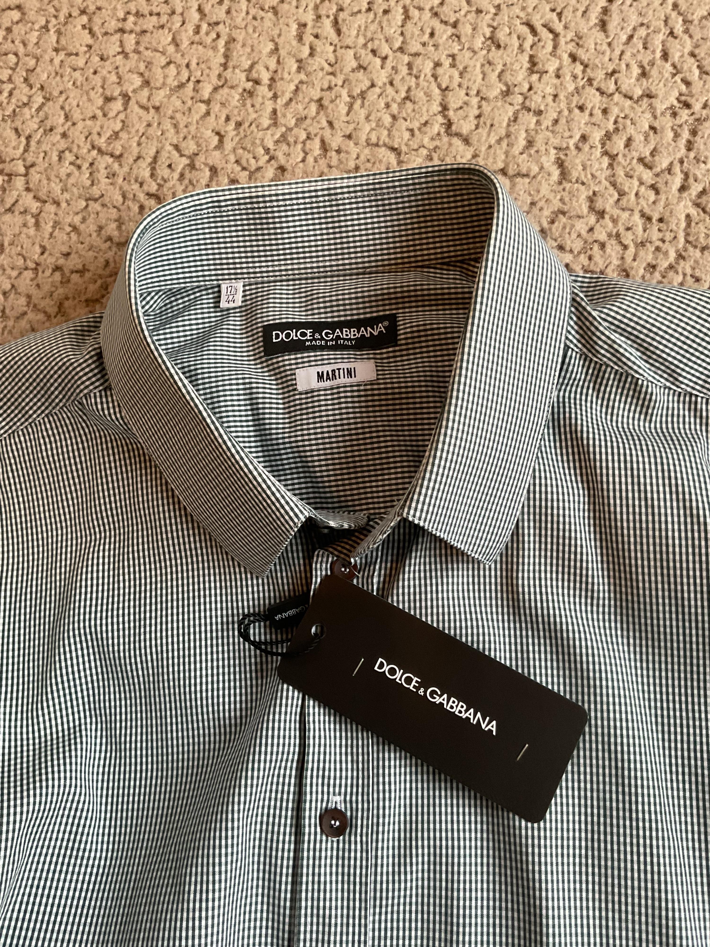 Dolce & Gabbana Green Check Shirt