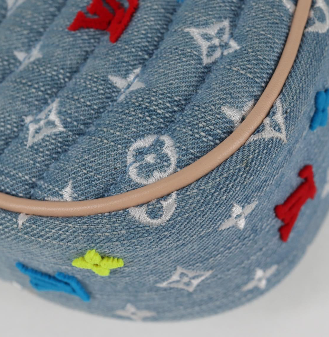 Louis Vuitton Monogram Light Denim New Wave Bag
