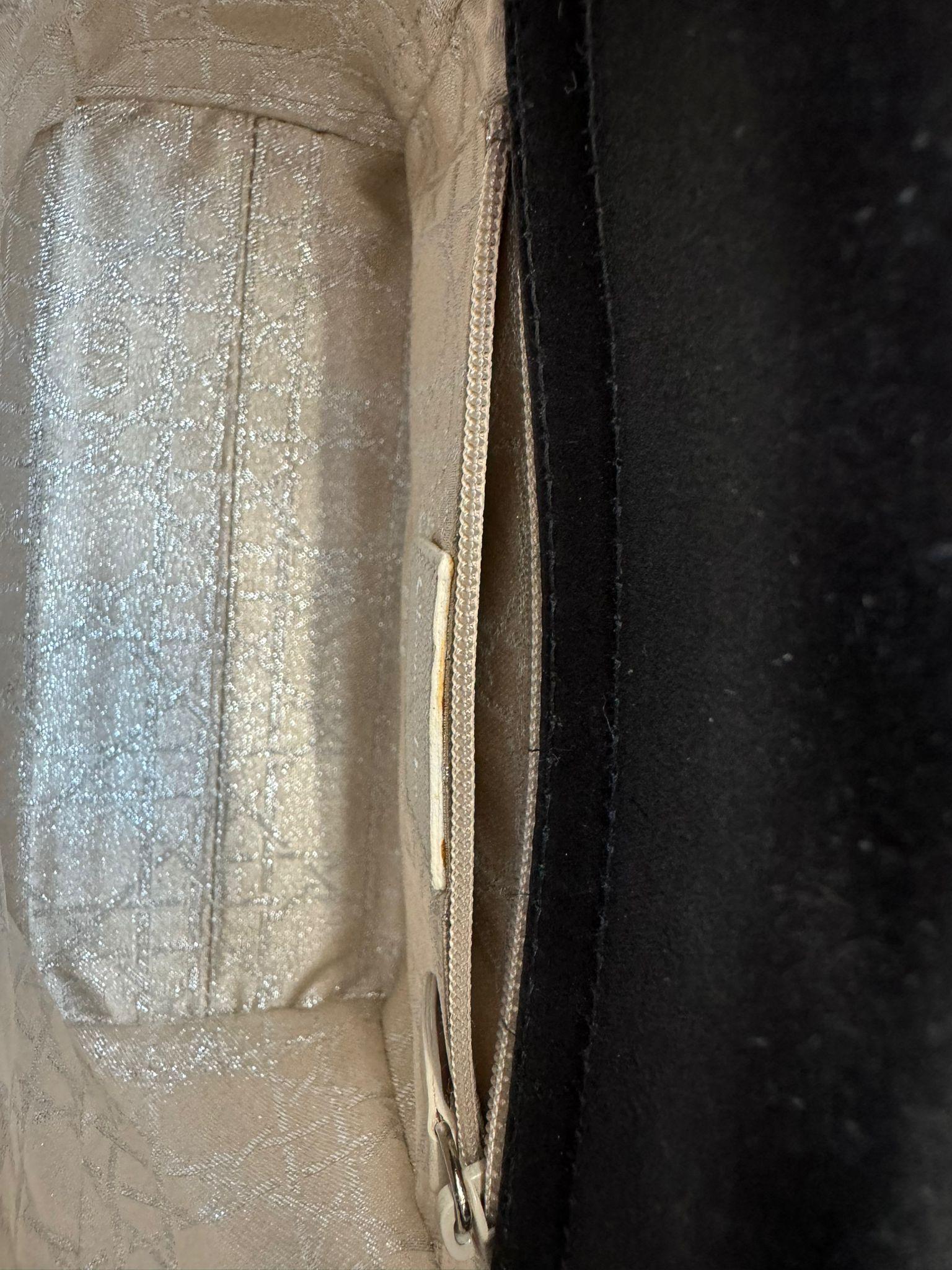 Mini Black Satin Lady Dior Bag