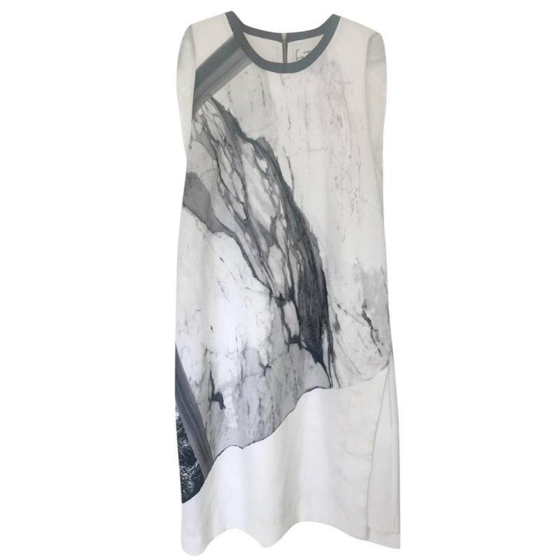 Helmut Lang Marble Print Dress