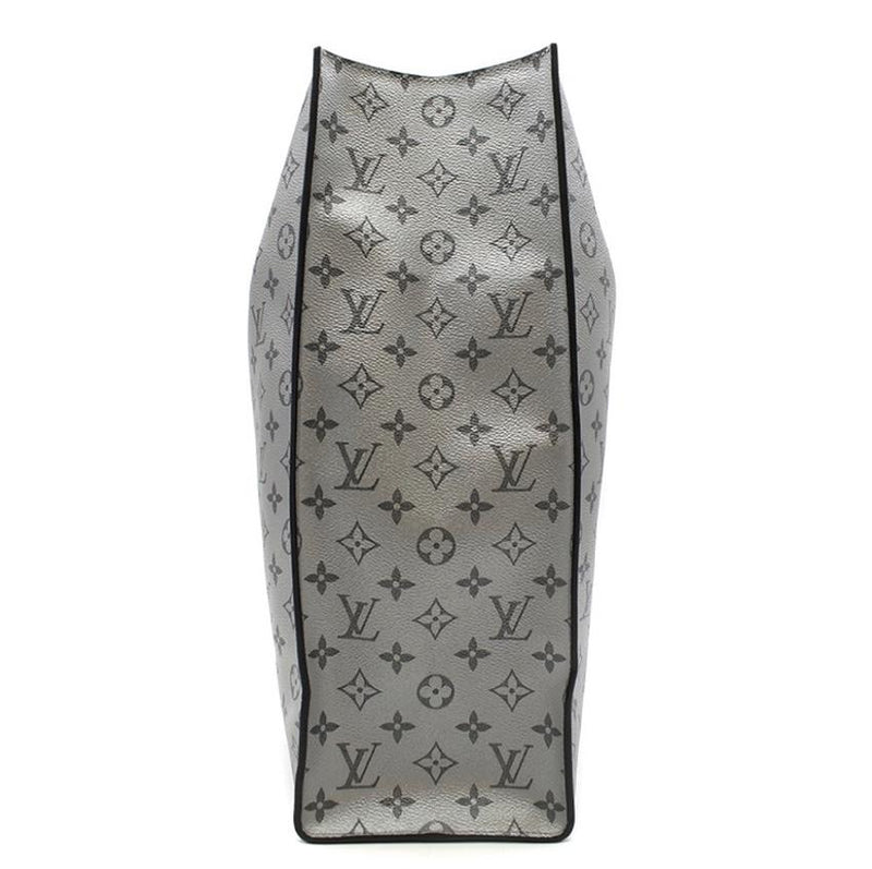 Louis Vuitton Black & Silver Split Monogram Runway Tote