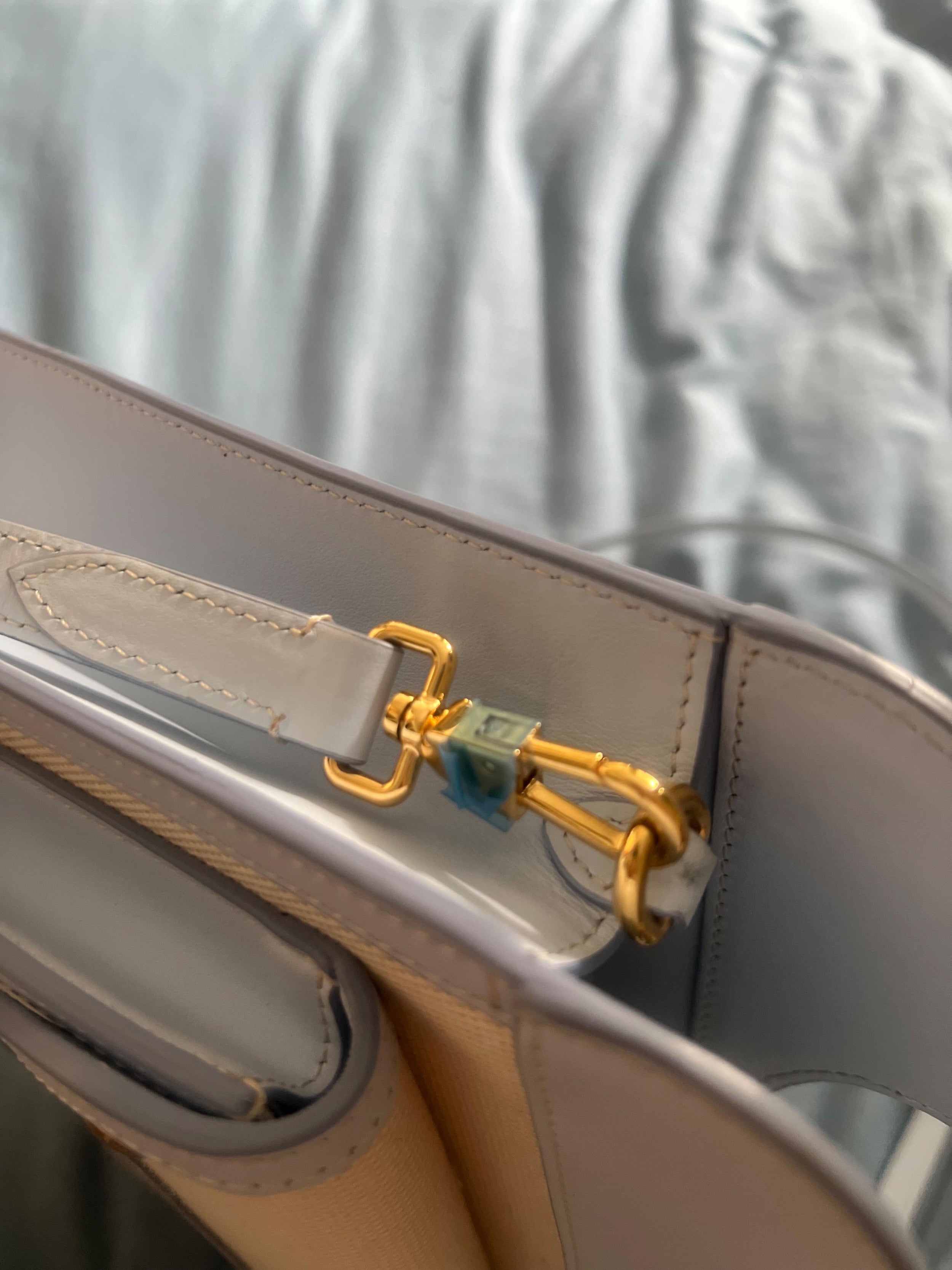 Burberry Blue Pocket Bag